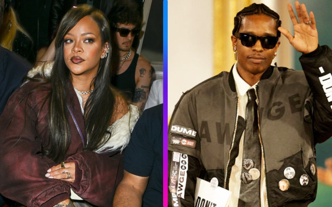 Rihanna Is Front Row for A$AP Rocky's Debut Runway Show During Paris Fashion Week