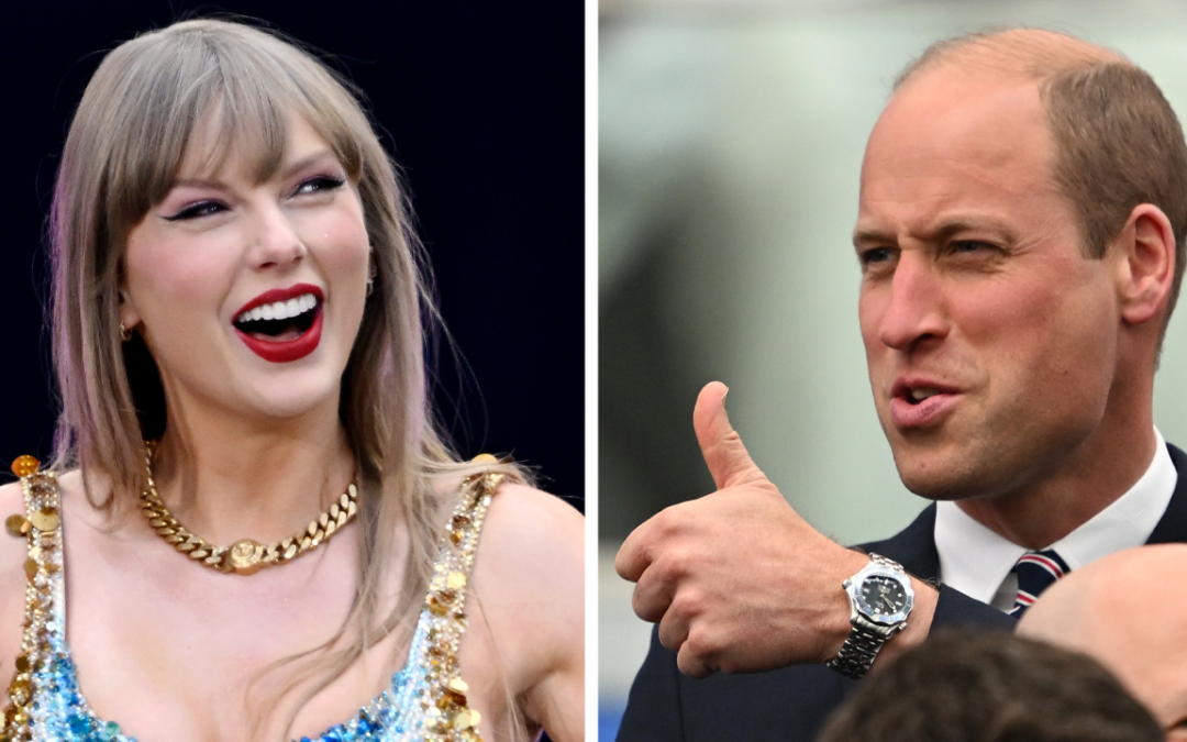 Taylor Swift Snaps Royal Selfies With Prince William, Kids, and Travis Kelce at London Eras Stop