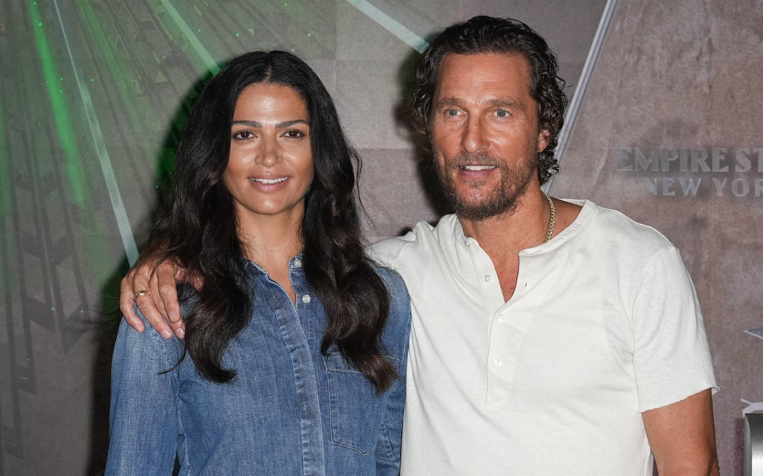 Matthew McConaughey Ditches His Pants to Grill Out With Wife Camila Alves in New Summer Photo