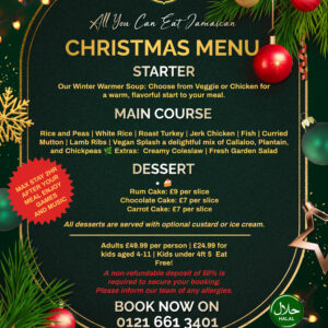 Christmas Day Served Buffet - The Ocho Rios